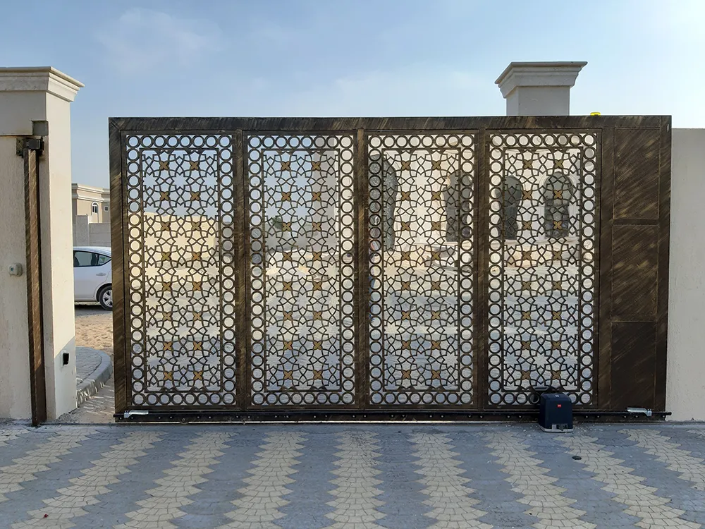 Heavy-Duty Motorized MS Sliding Gates